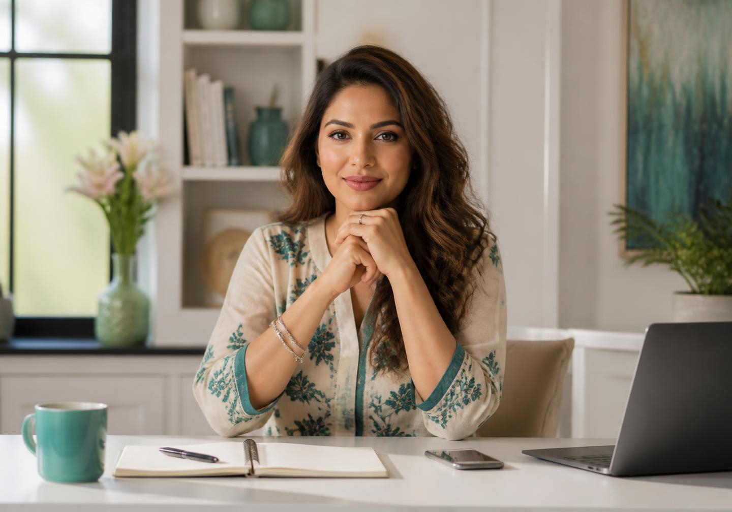 Woman preparing for a personal discovery call